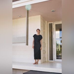 Zara Black Midi Dress